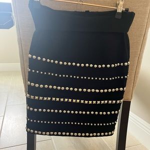 Designs by Naomi Black studded skirt